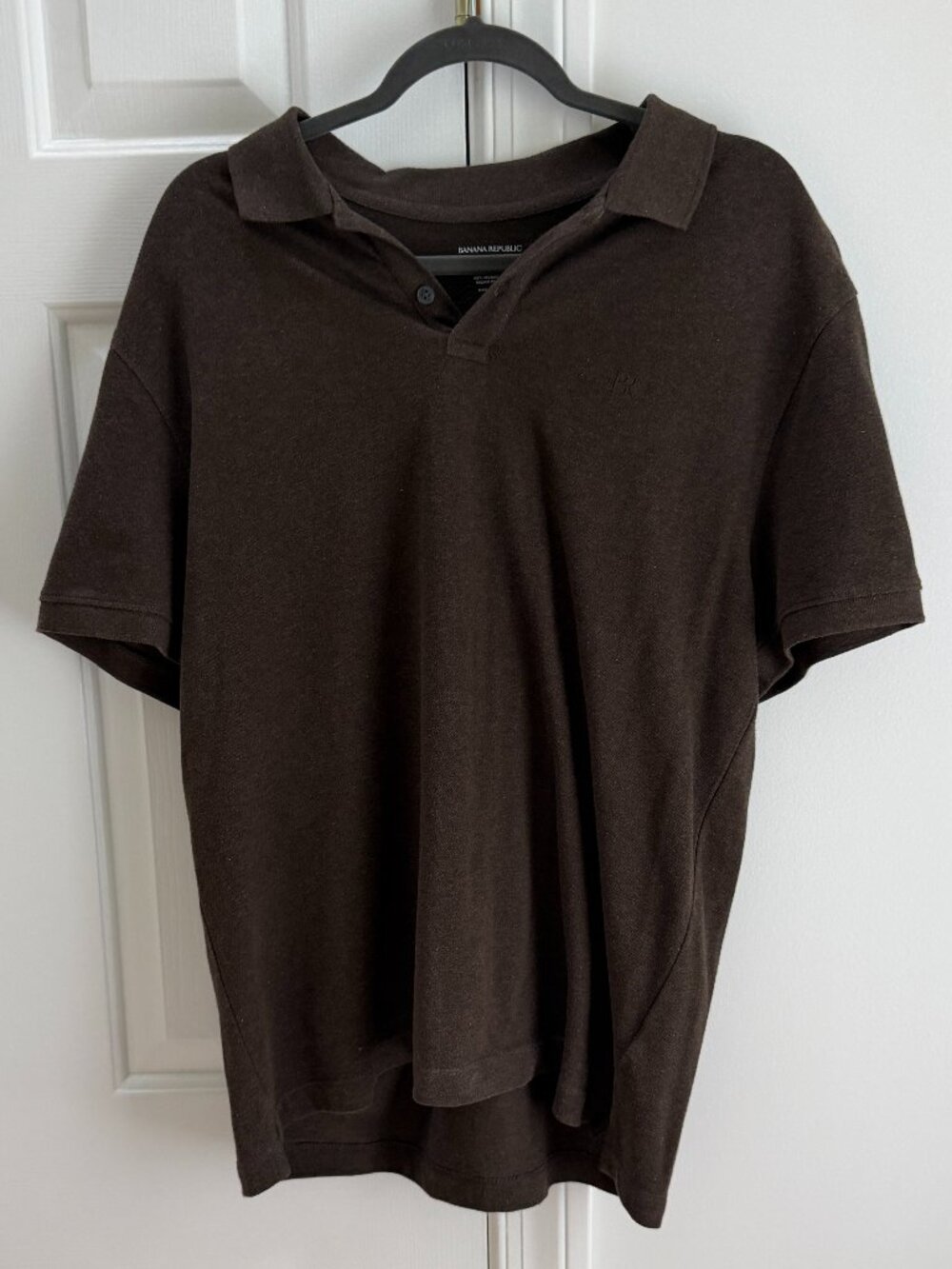 Banana Republic Men’s Large Pique Polo Shirt